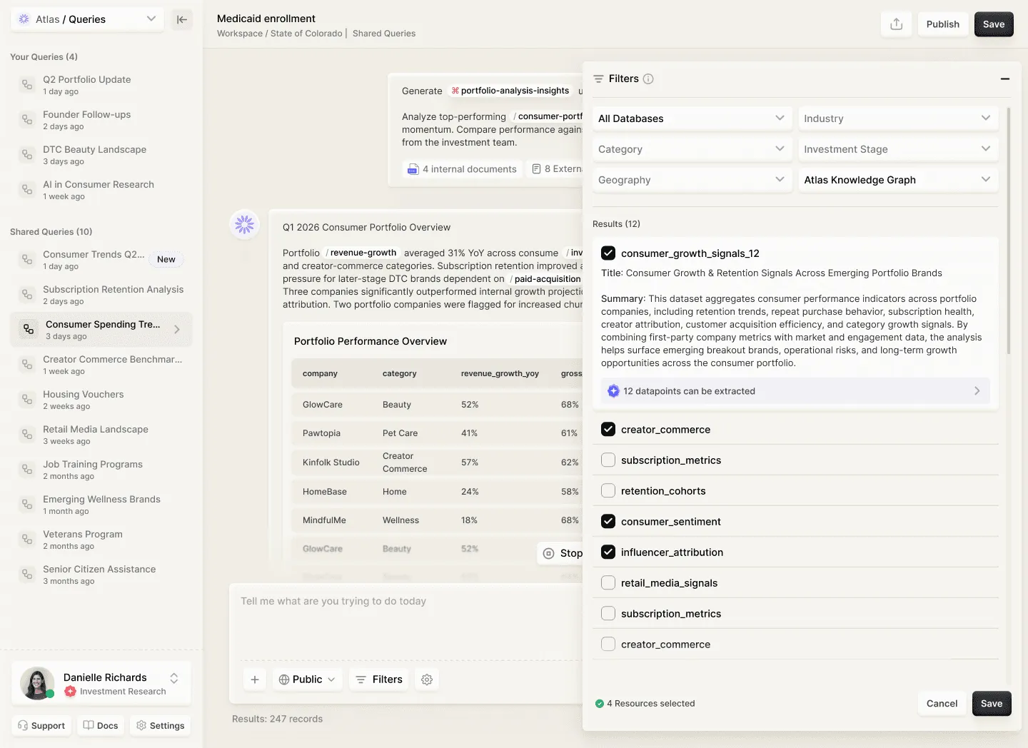 Designing a research platform for PE/VCs where investment data… — image 6